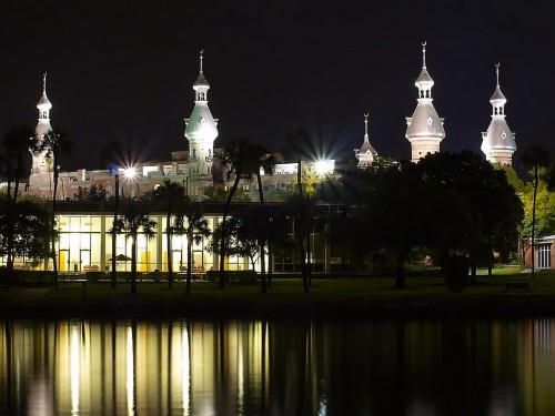 University-of-Tampa-at-Night-500x375